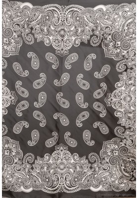 Petit carré imprimé motif paisley 70*70 cm bandana  Foulard bandana