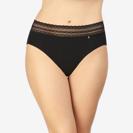 Slip coton dentelle geometrique Avet Avet Slip