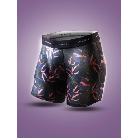 Boxer black flowers Loïc Henry Loic Henry Boxer