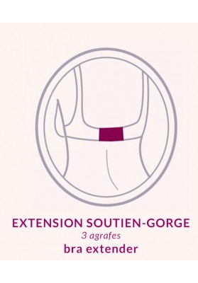 Extension rallonge dos soutien-gorge 4 crochets Soyelle Extension